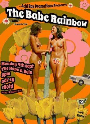 BABE RAINBOW GIG POSTER POPPY FAUN